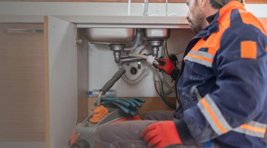 Professional slab leak plumber services in Nellis, WV